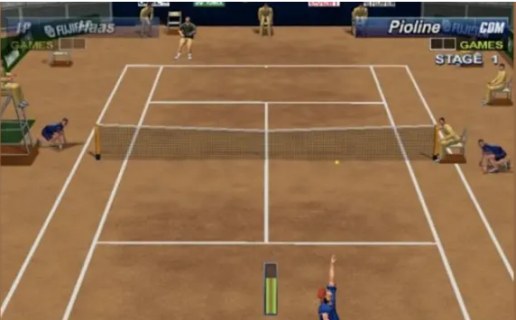 На скриншоте первая или вторая часть Virtua Tennis?