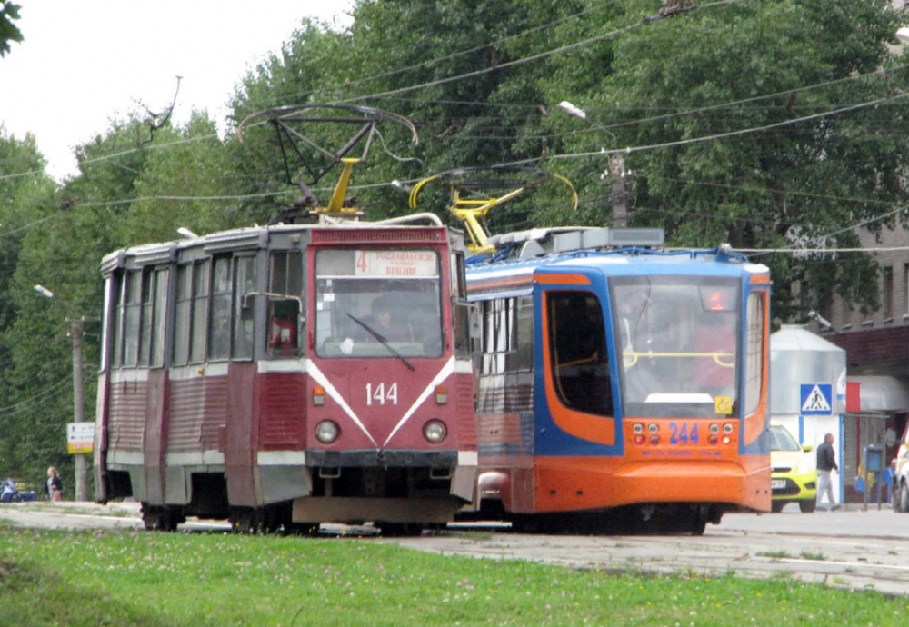 В центральной части какого города не ездят трамваи и автобусы?