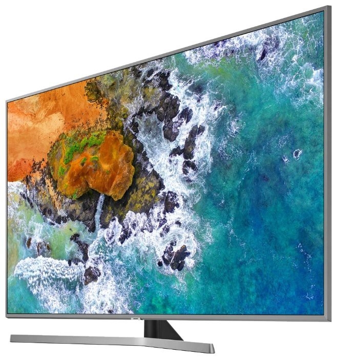Телевизор Samsung UE-55NU7450: Телевизор очень тонкий, дизайн превосходный Телевизор Samsung UE-55NU7450: Телевизор очень тонкий, дизайн превосходный