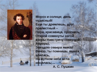 Любимые стихи о зиме!