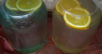 Березовый сок с апельсином